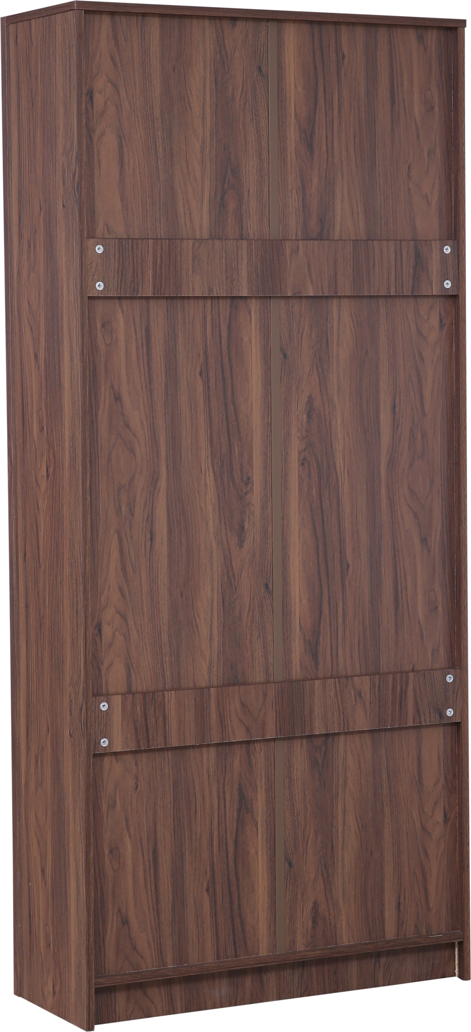 Stark Engineered Wood Open Book Case in Walnut Colour
