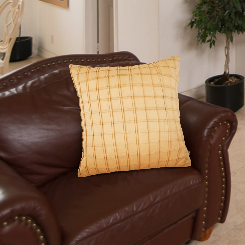 Chic Affair Cushion Cover 16X16 CM in Beige Colour by Living Essence