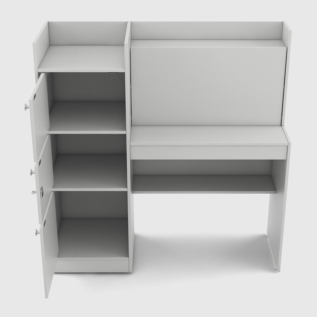 Venus  Study Table in White Colour
