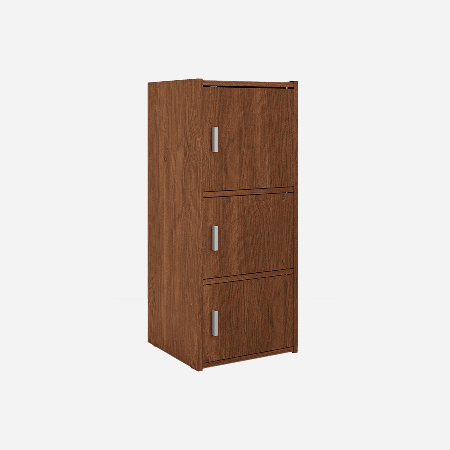 Albert Engineered Wood 3 Tier Cabinet in Oak Colour