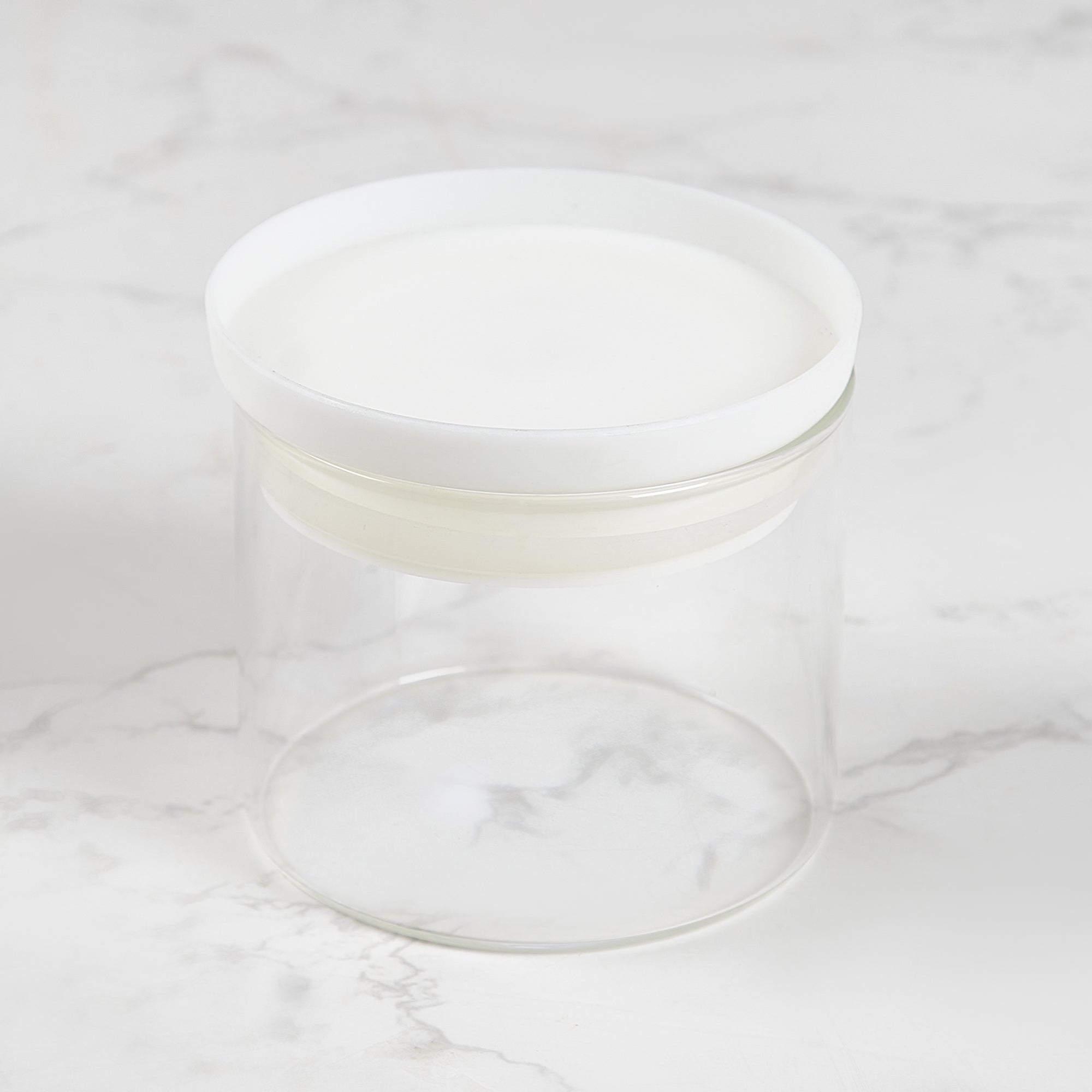 Fiesta Borosilicate Glass Pantry Storage Jar Set of 5 in Clear Colour