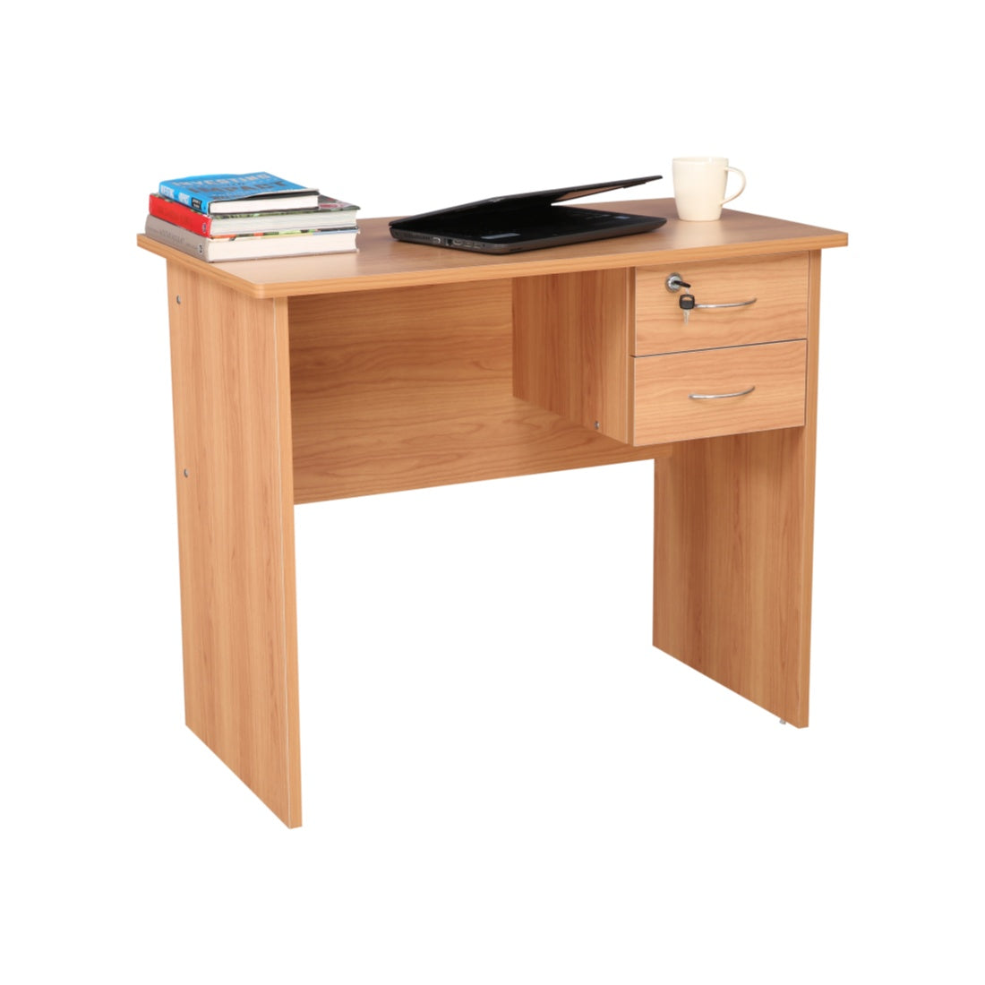 Simply Engineered Wood Study Table in Honey Colour