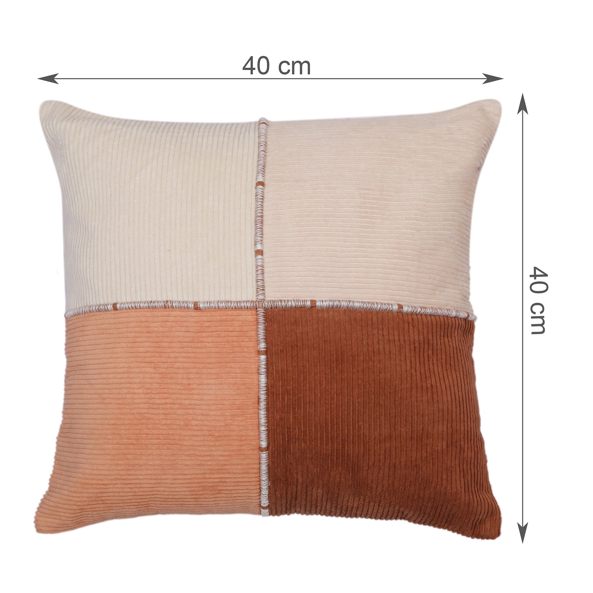 Modern Chic Cushion Cover Rust, 40X40cm