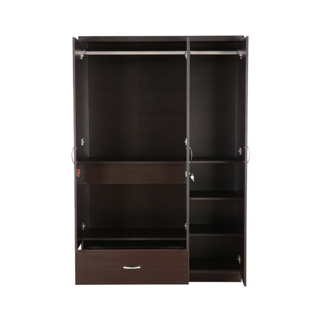 Utsav 3 door wardrobe in Wenge Colour