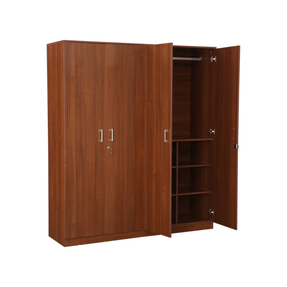 Premier 4 door wardrobe in Walnut Colour