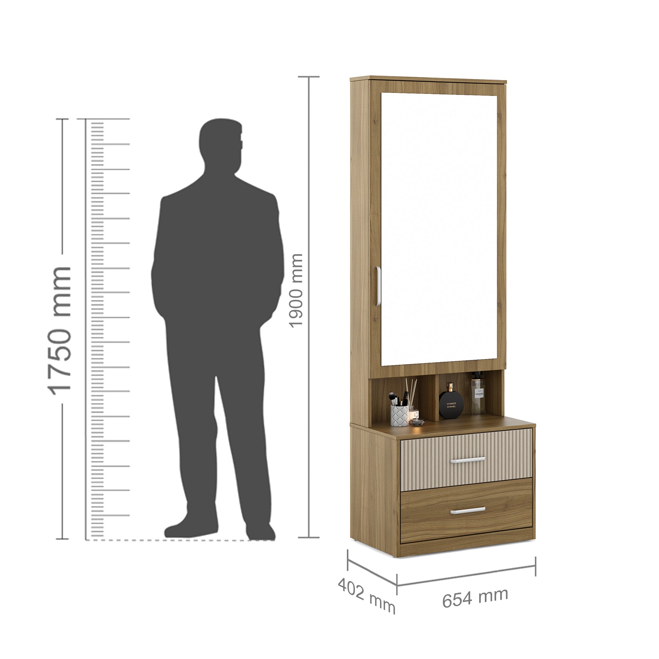 Diago Dresser In Natural Teak Color