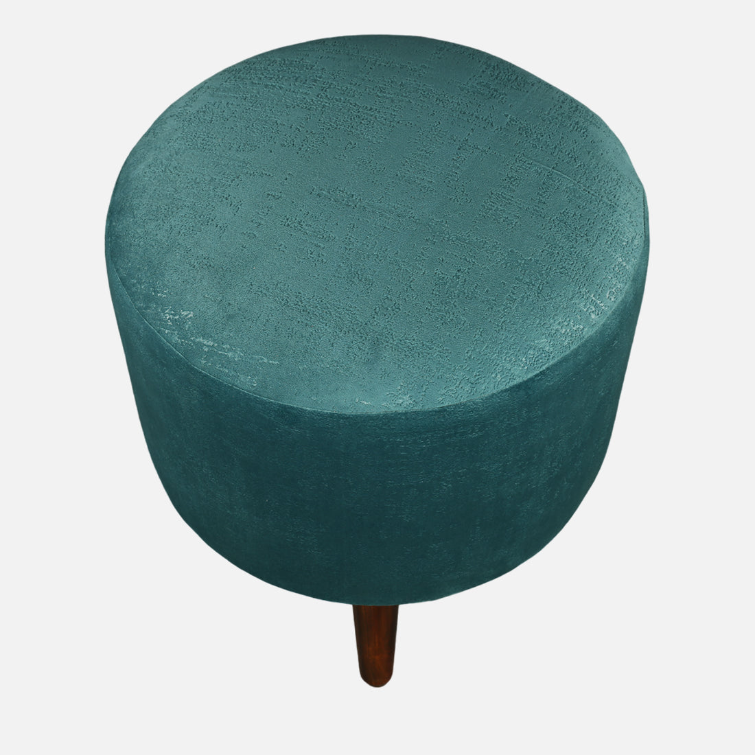Ordhid Fabric Ottomans in Blue Colour