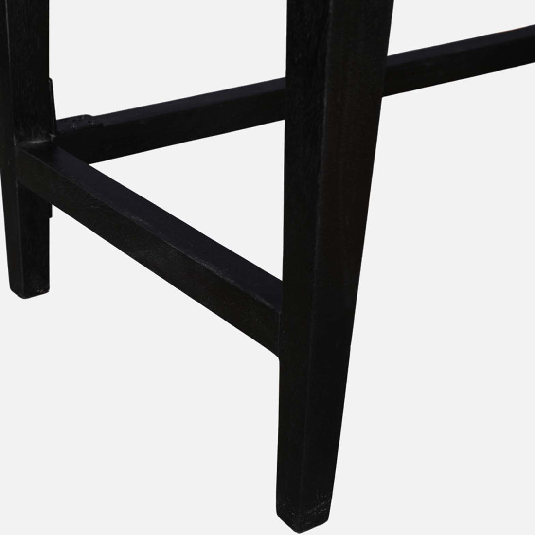 Sven Sheesham Wood(Rosewood) Study Table in Natural Sheesham & Black Colour