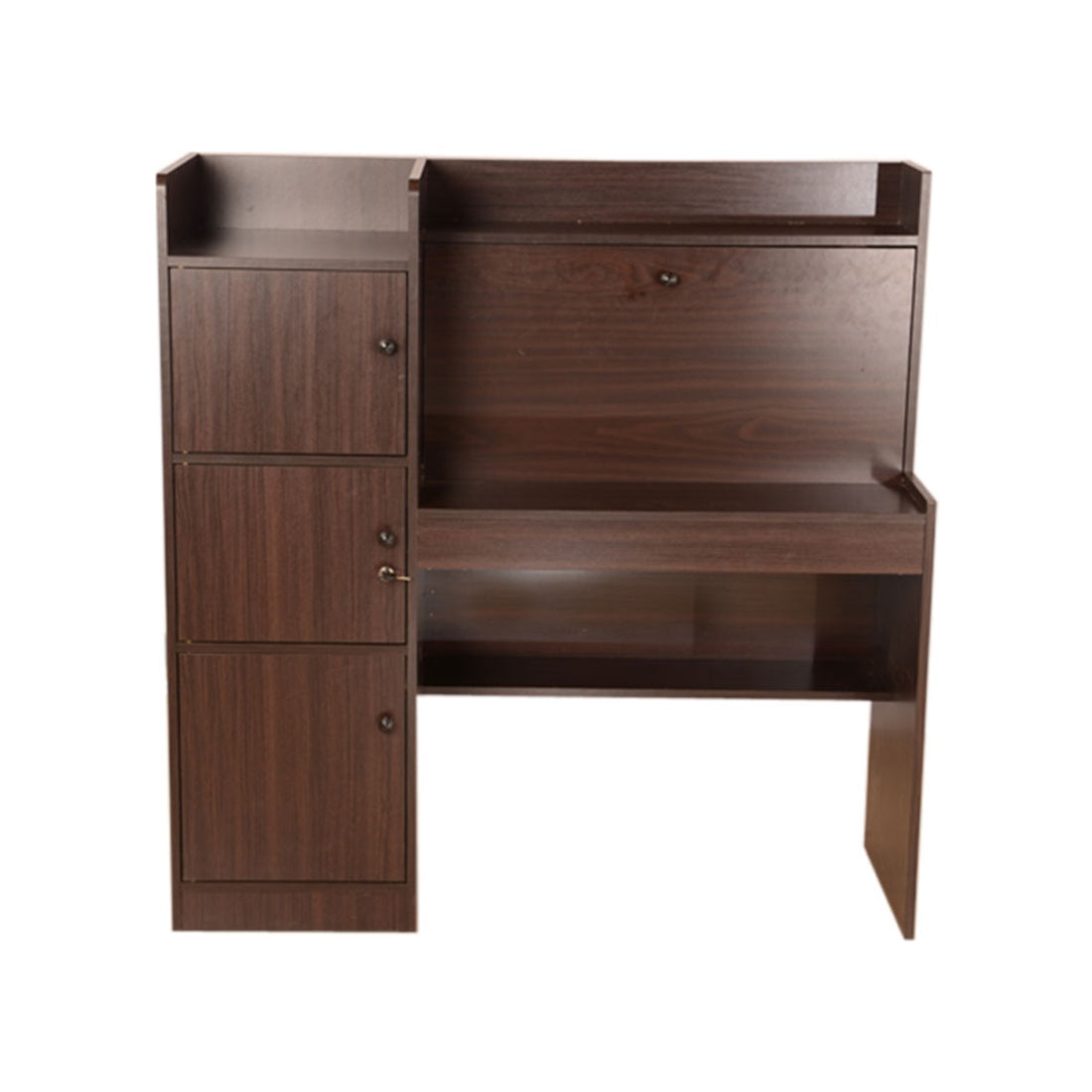 Venus Engineered Wood Study Table in Walnut Colour