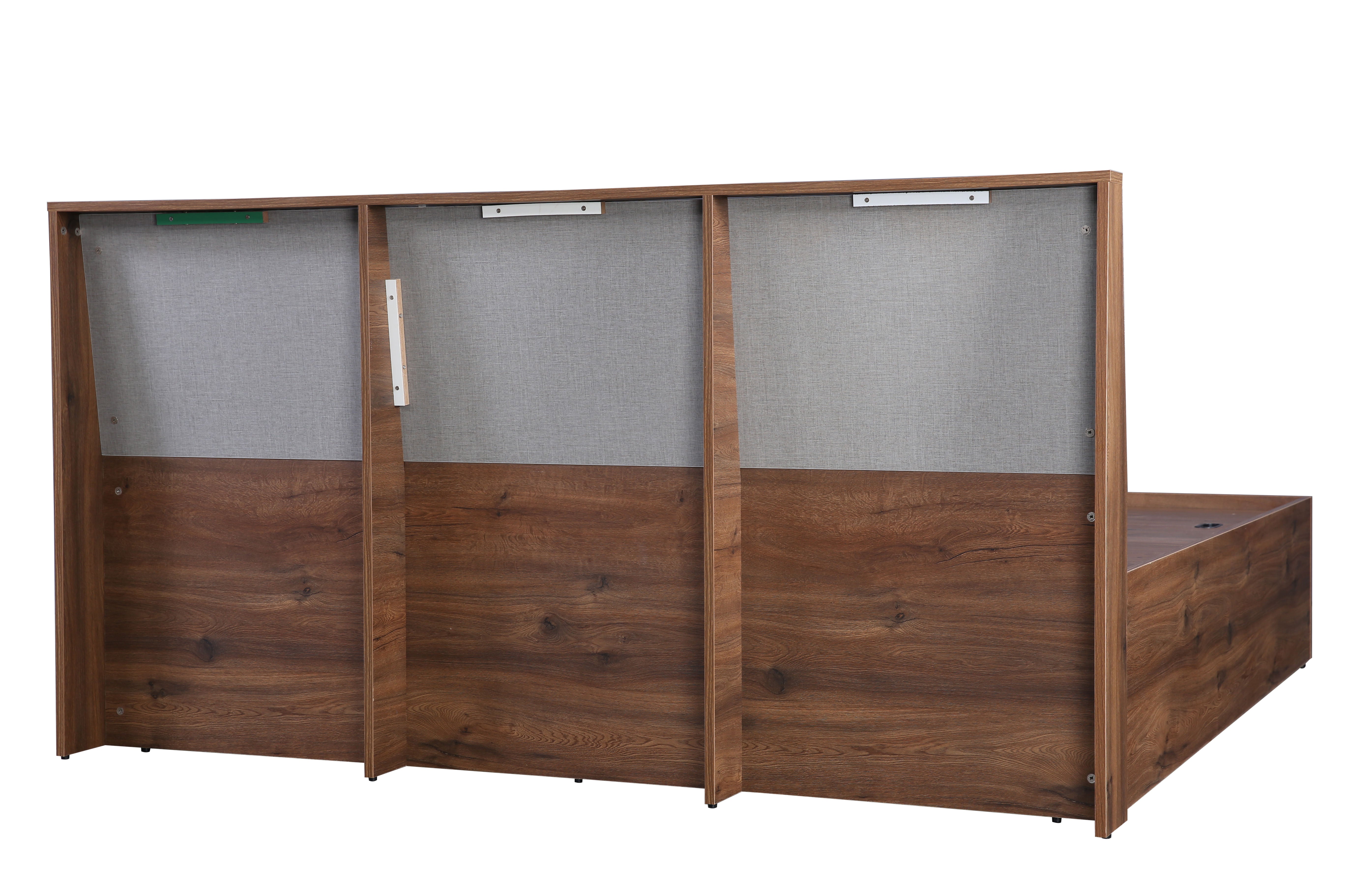 Saville King Size Bed with Box Storage in Dark Vogue Colour