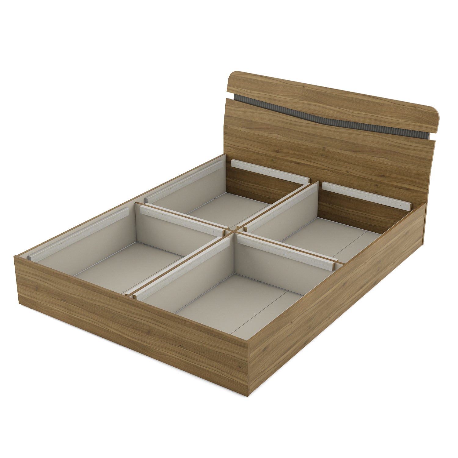 Paula Engineered Wood Queen Bed with Box Storage