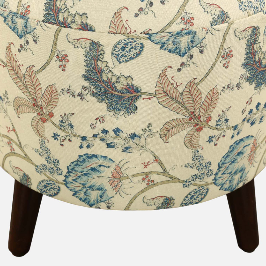 Ordhid Fabric Ottomans in Beige Colour