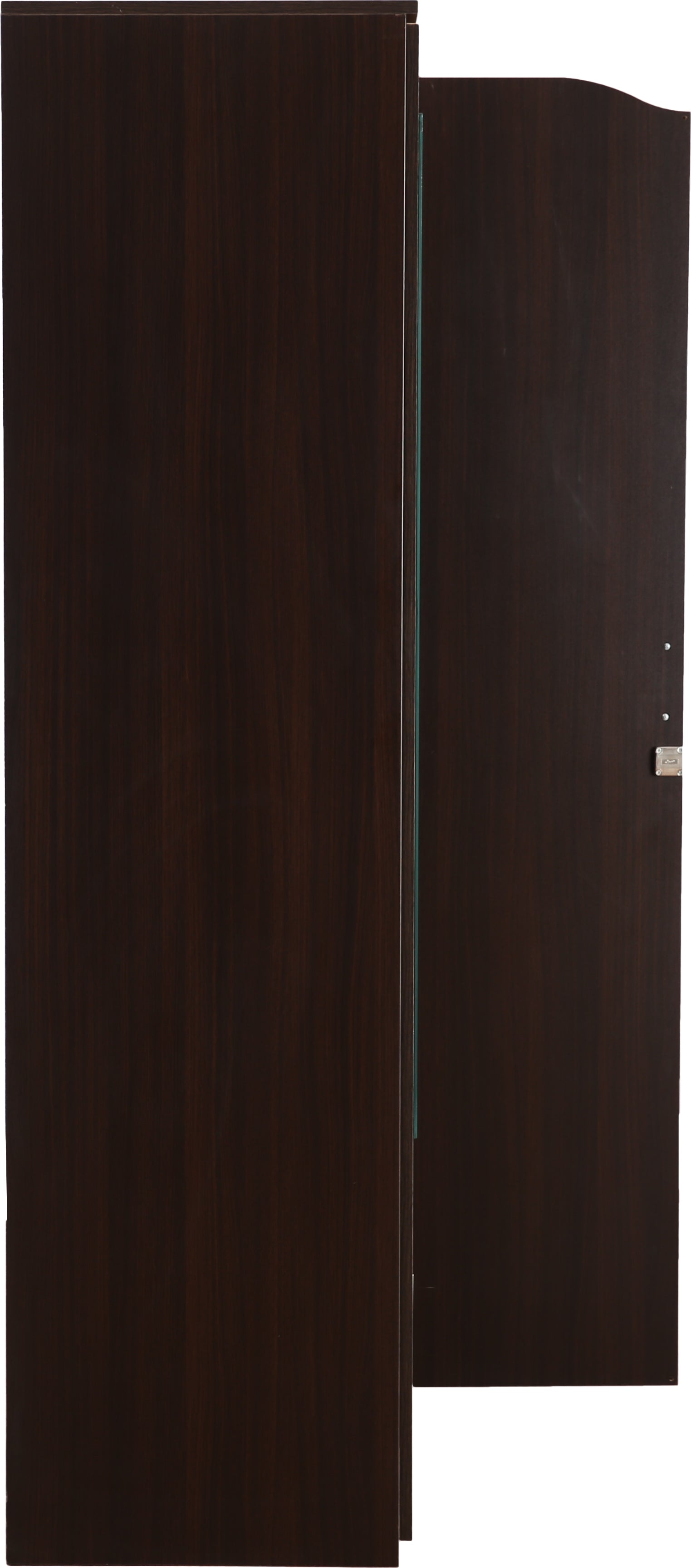 Swirl Two door Wardrobe in Dark Oak Colour