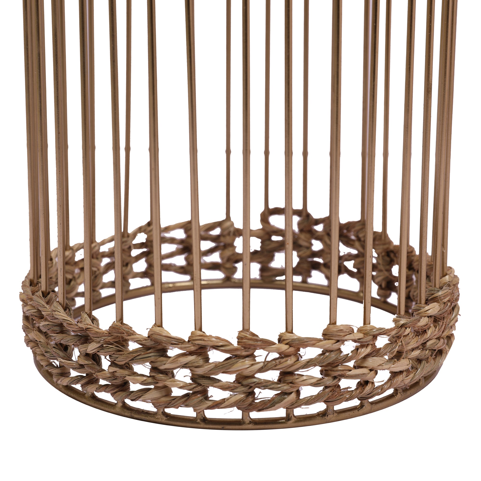 Cosmos Metal Planter 66 cm in Gold Colour