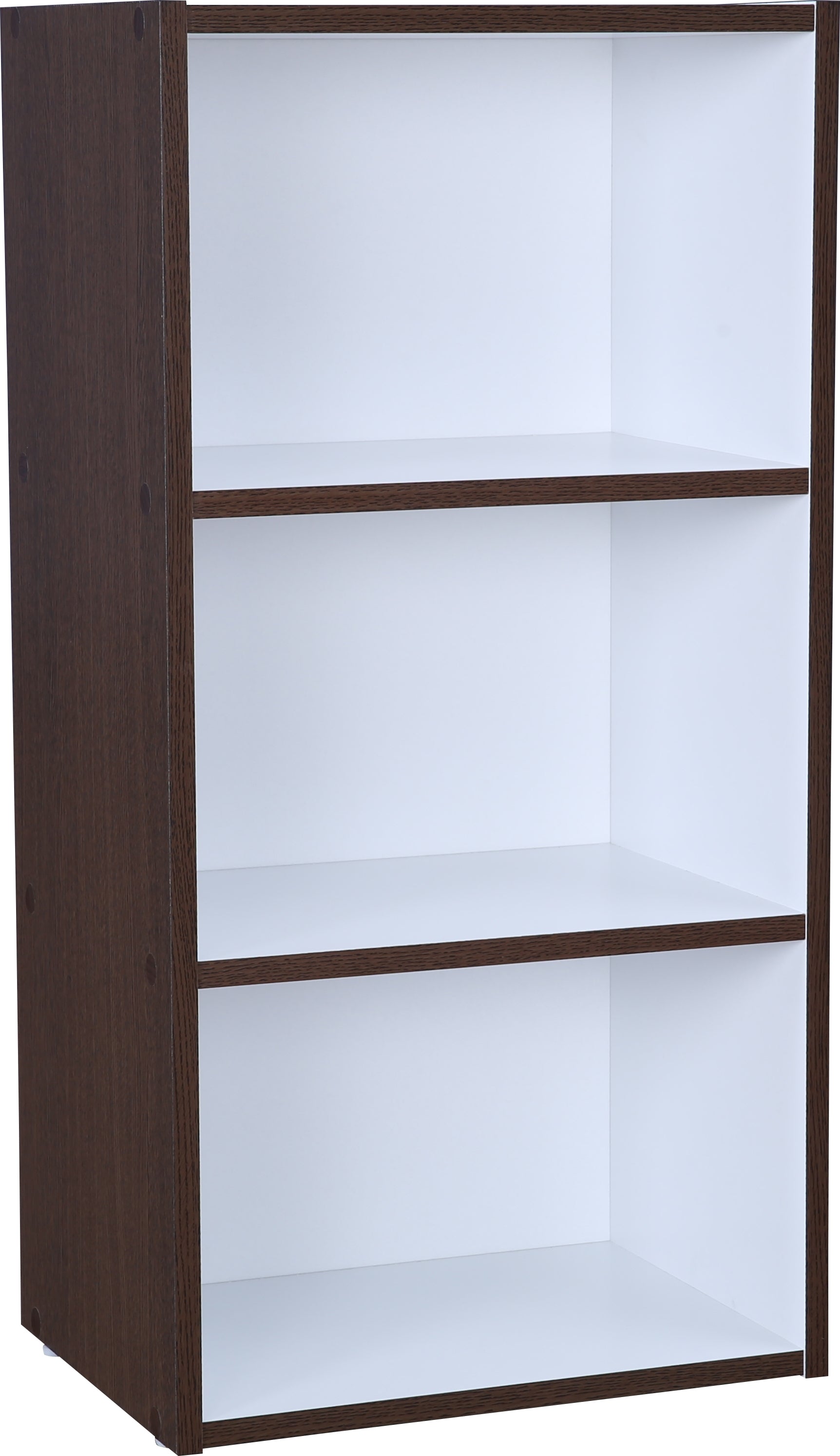 Mezzola Engineered Wood 3 Tier Bookshelf Small in Wenge Colour
