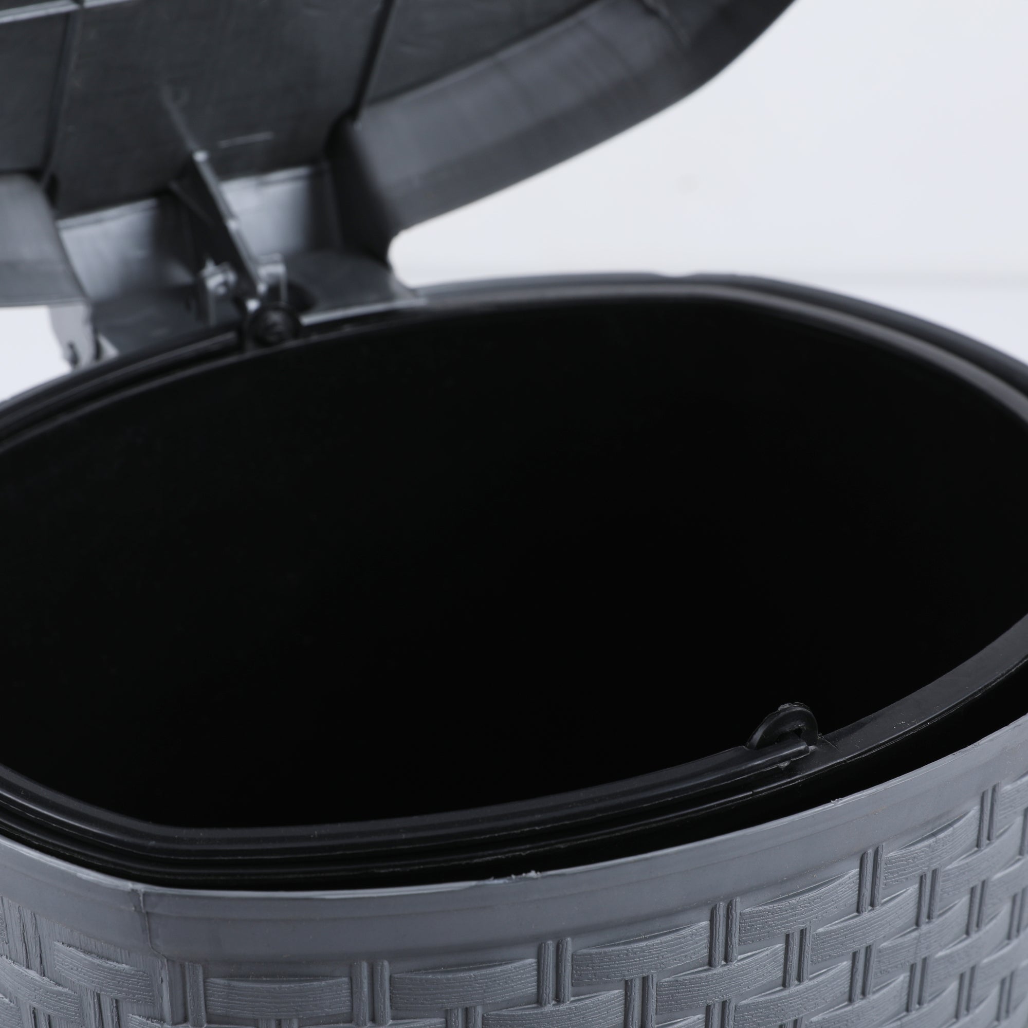 Java Plastic Pedal Dustbin with Inner Bucket 8 Ltr in Grey Colour