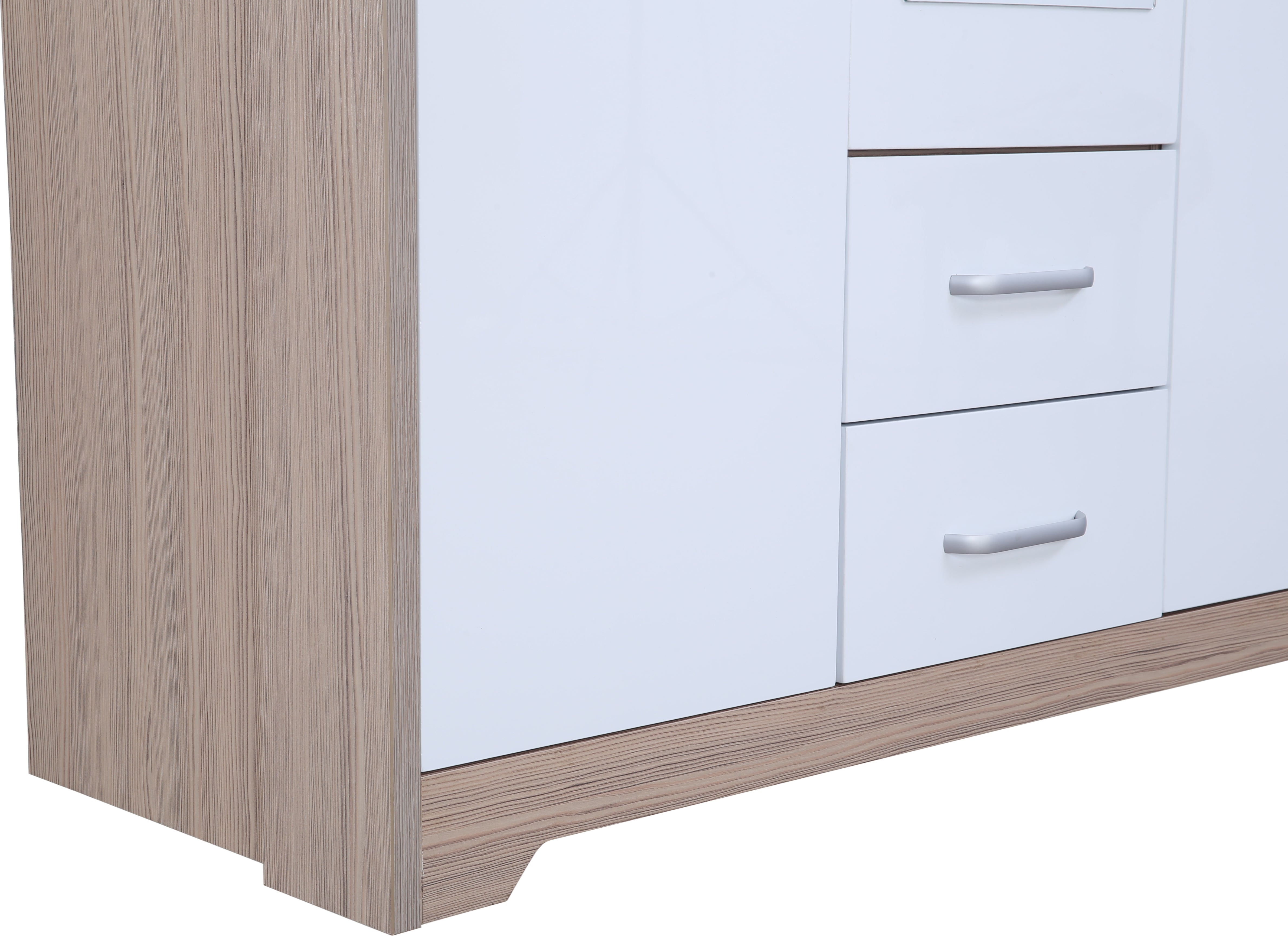 Ambra Three door Wardrobe in Oak Colour