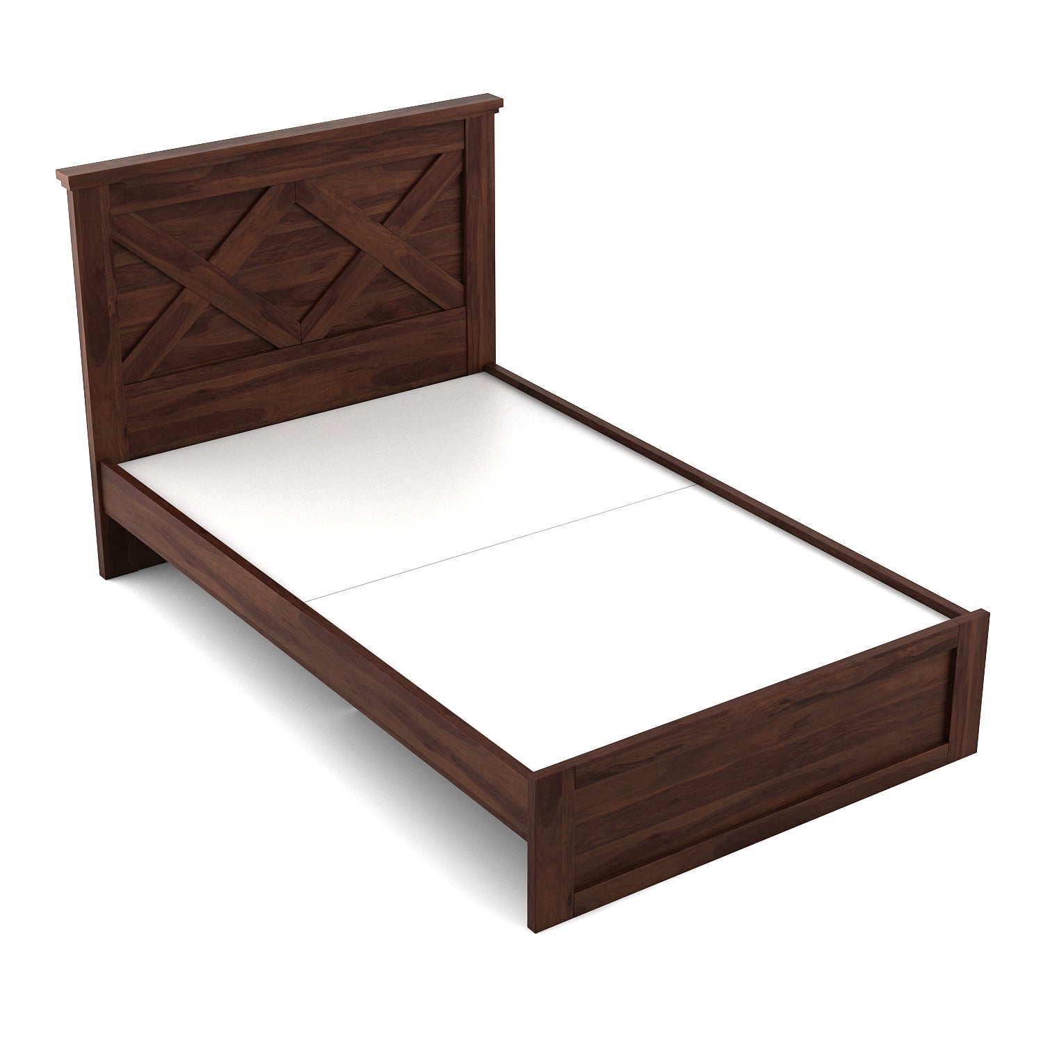 Antwerp  Single Bed Without Storage in Sheesham Colour