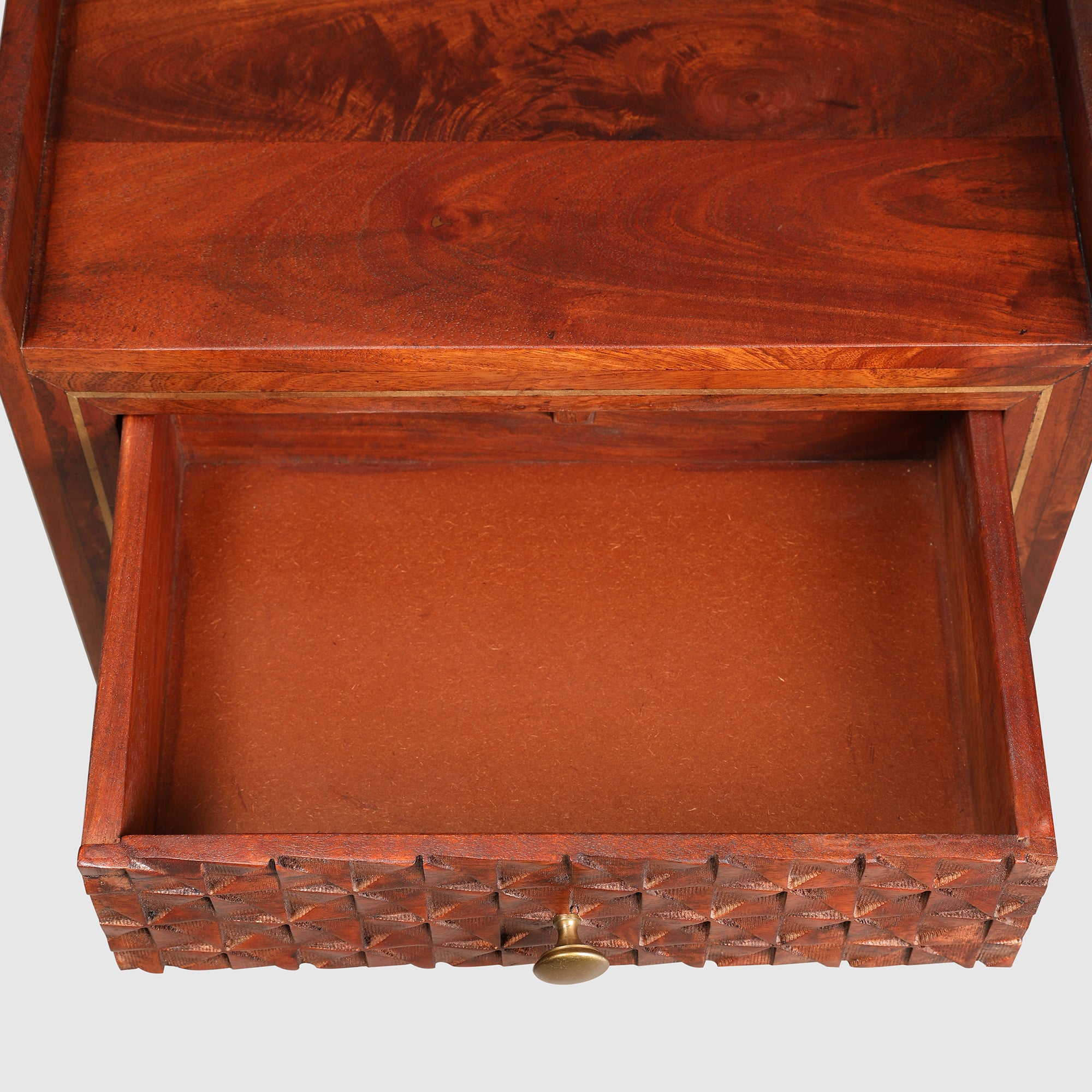 Phoolkari Night Stand in Honey Colour