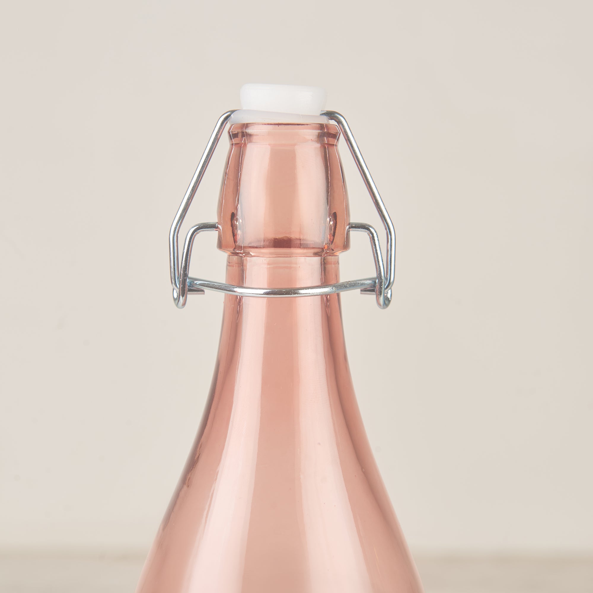 Good Life Glass Tinted Bottle 1 Ltr in Pink Colour
