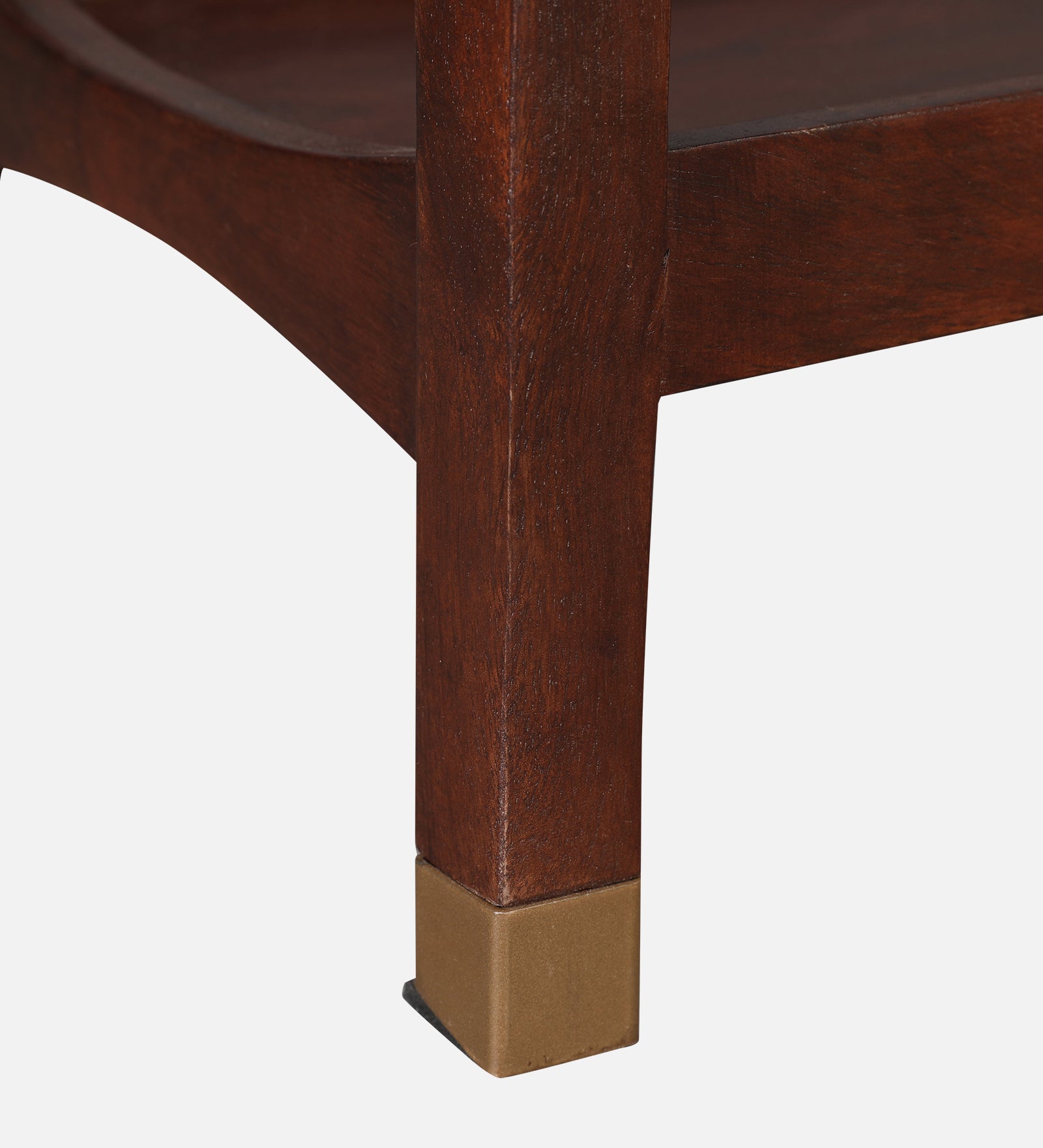 Dante Solid Wood Side Table in Walnut Colour