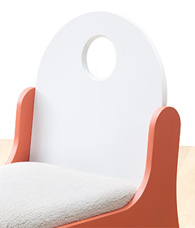 Jigsaw Study Chair in Coral Paradise Colour