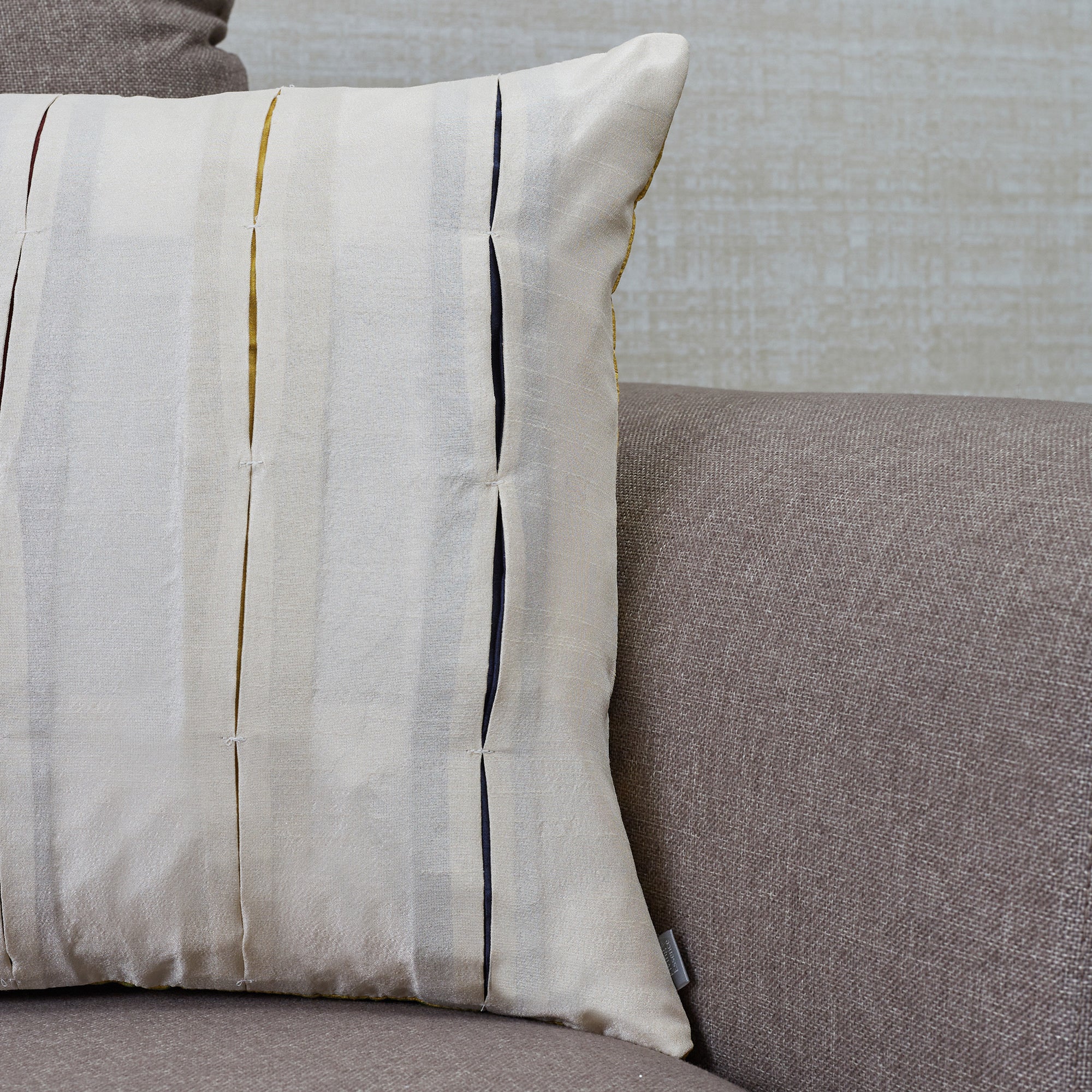 Milan Cushion Cover 40x40 Cm in Off White Colour