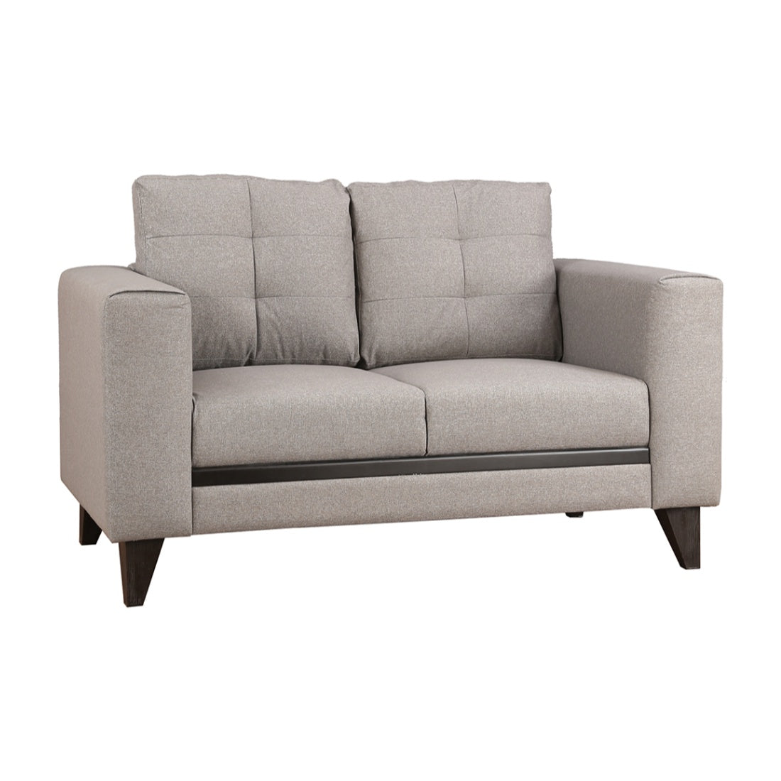 Garcia Fabric 2 Seater Sofa in Grey Colour