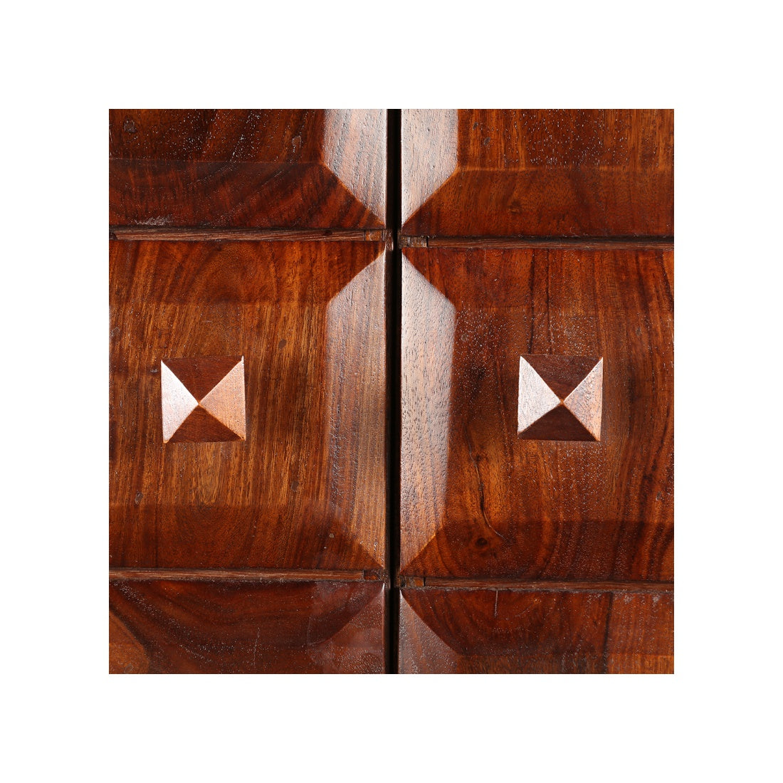 Woodrow Sheesham Wood(Rosewood) Bar Cabinet in HONEY Colour