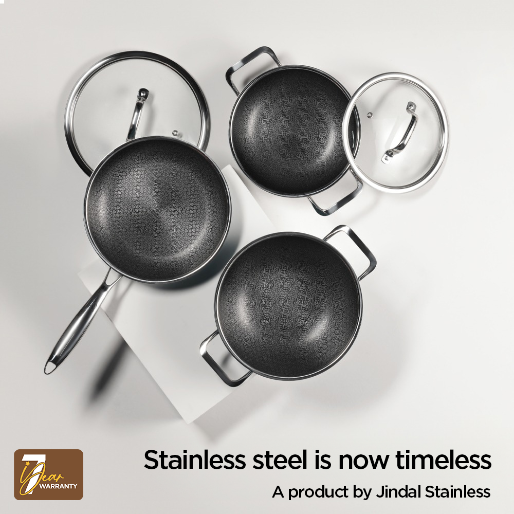 Stellar Triply Frypan 24 cm with Glass Lid