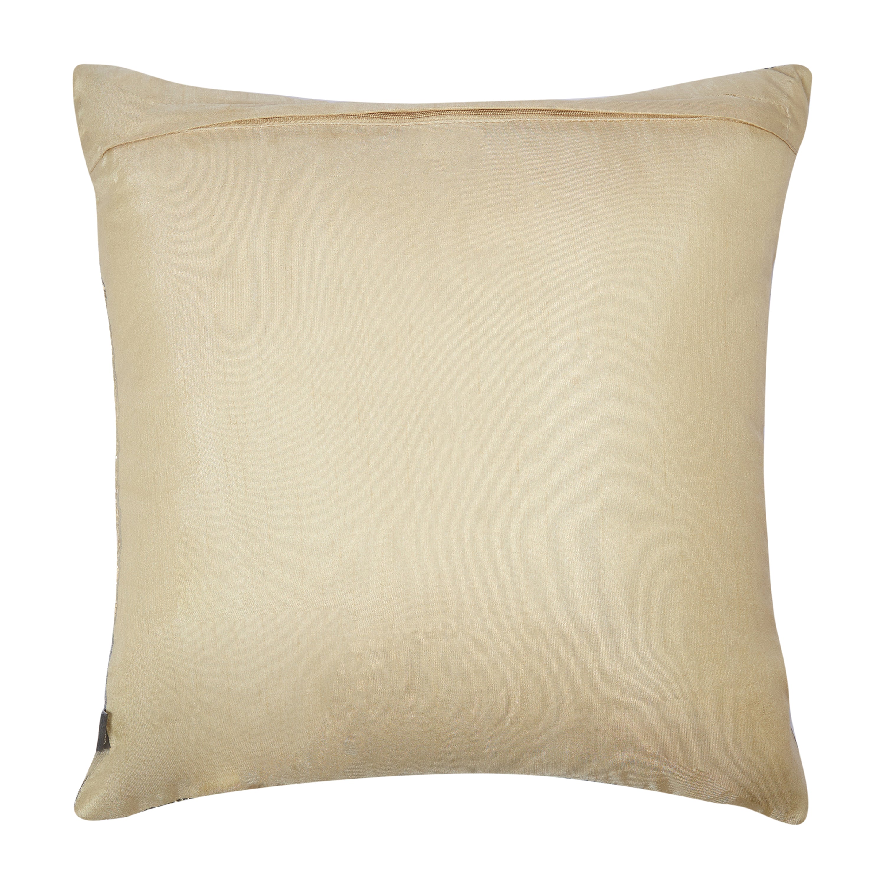 Modern Chic Polyester Cushion Cover 40x40 cm in Beige Colour
