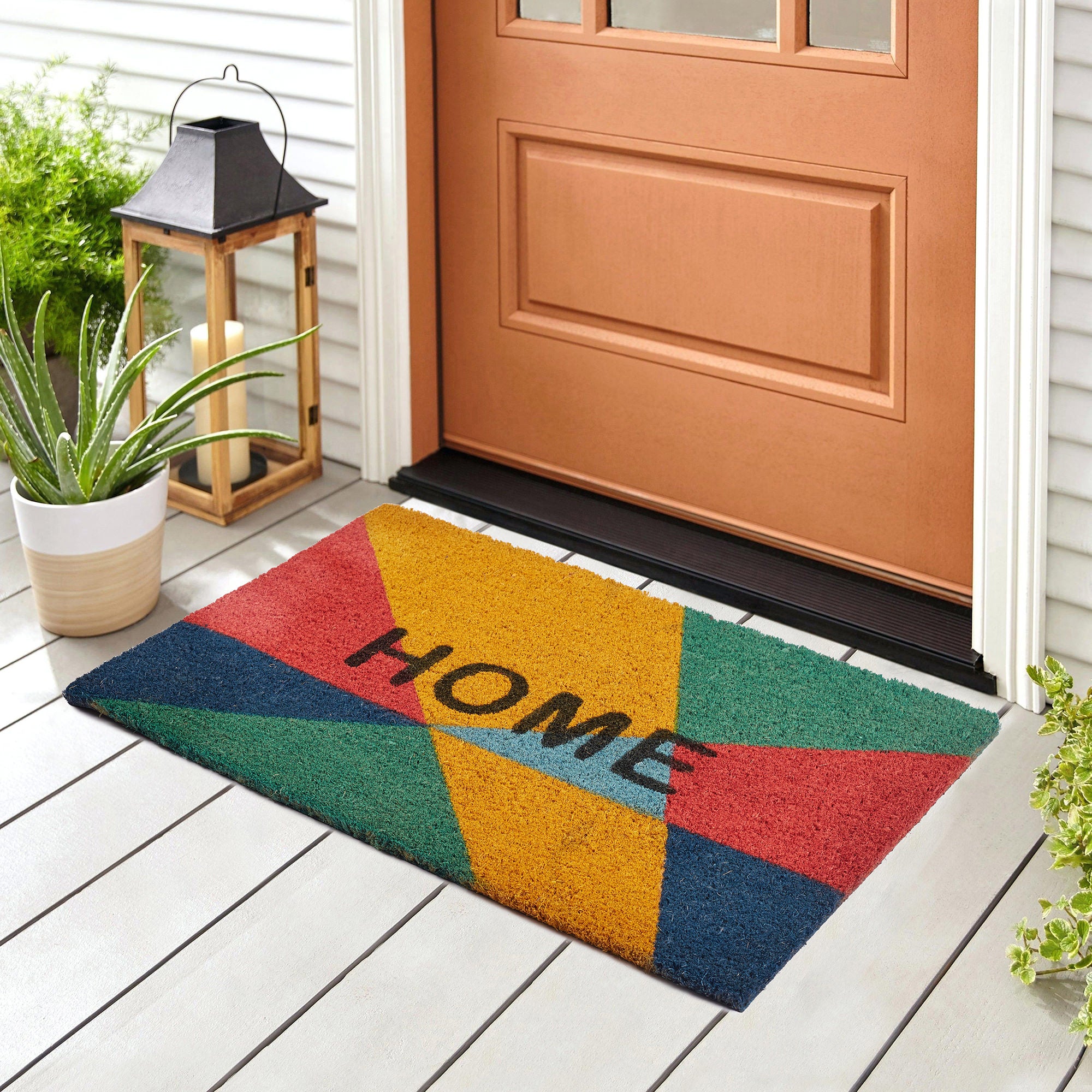 Natura  Home Printed Coir Doormat 40x60 CM in Multi Colour