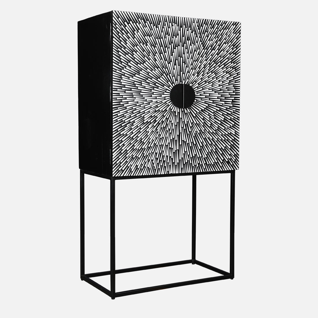 Ember  Bar Unit in White and Black Colour