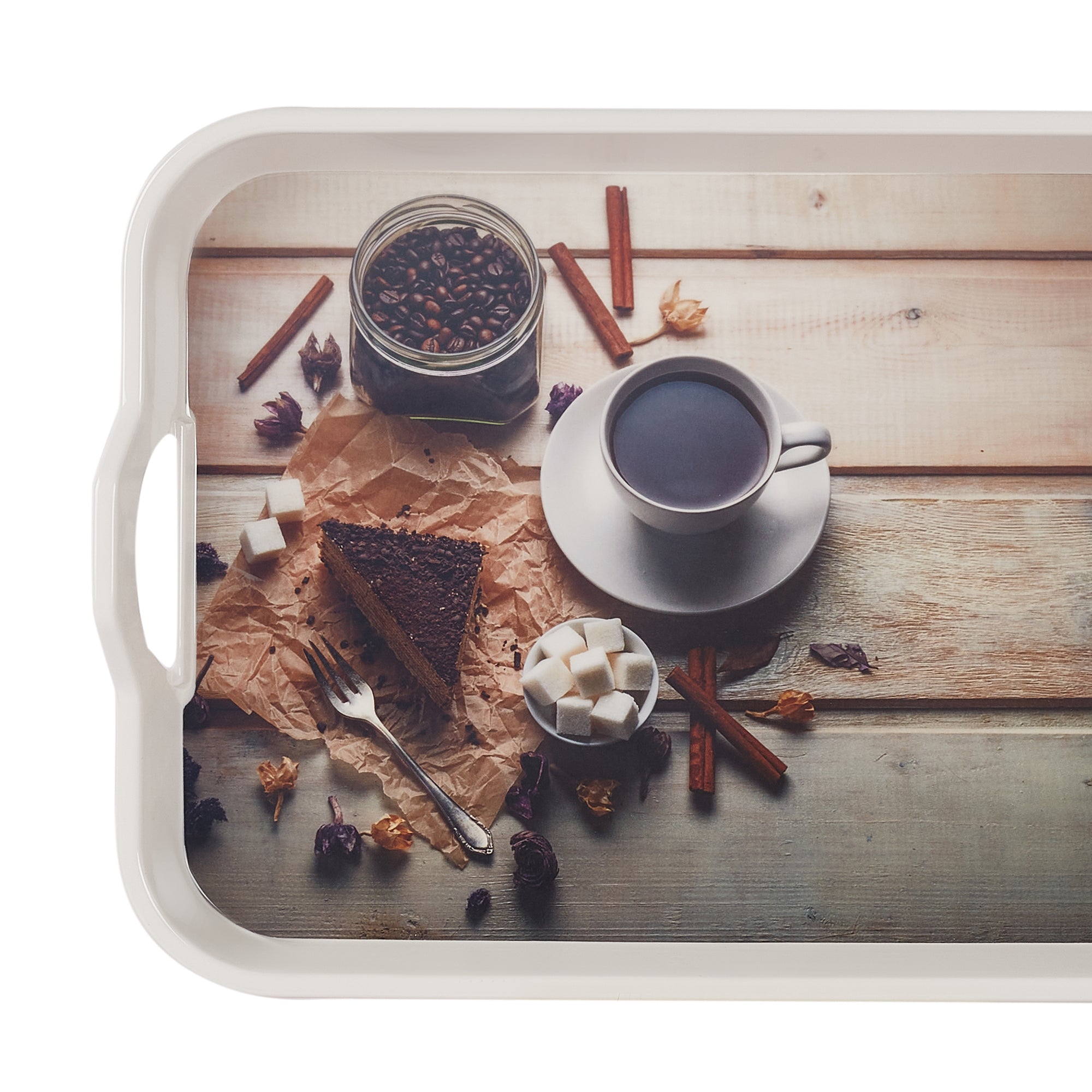 Handy Melamine Tray Set of 3 in Multi Colour