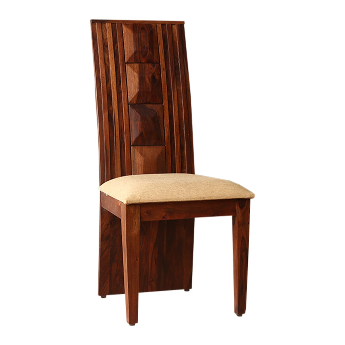 Woodrow Sheesham Wood(Rosewood) Dining Chair Set of 2 in Honey Colour