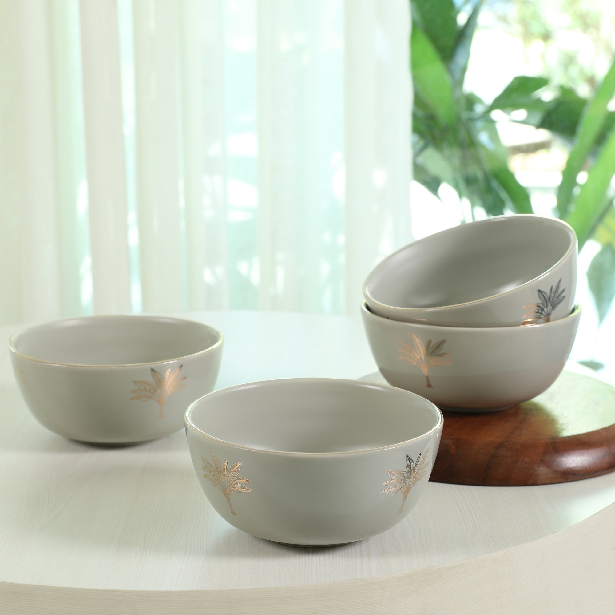 Living Essence Nelumbra Soup Bowl 14 Cm Set of 4Pcs