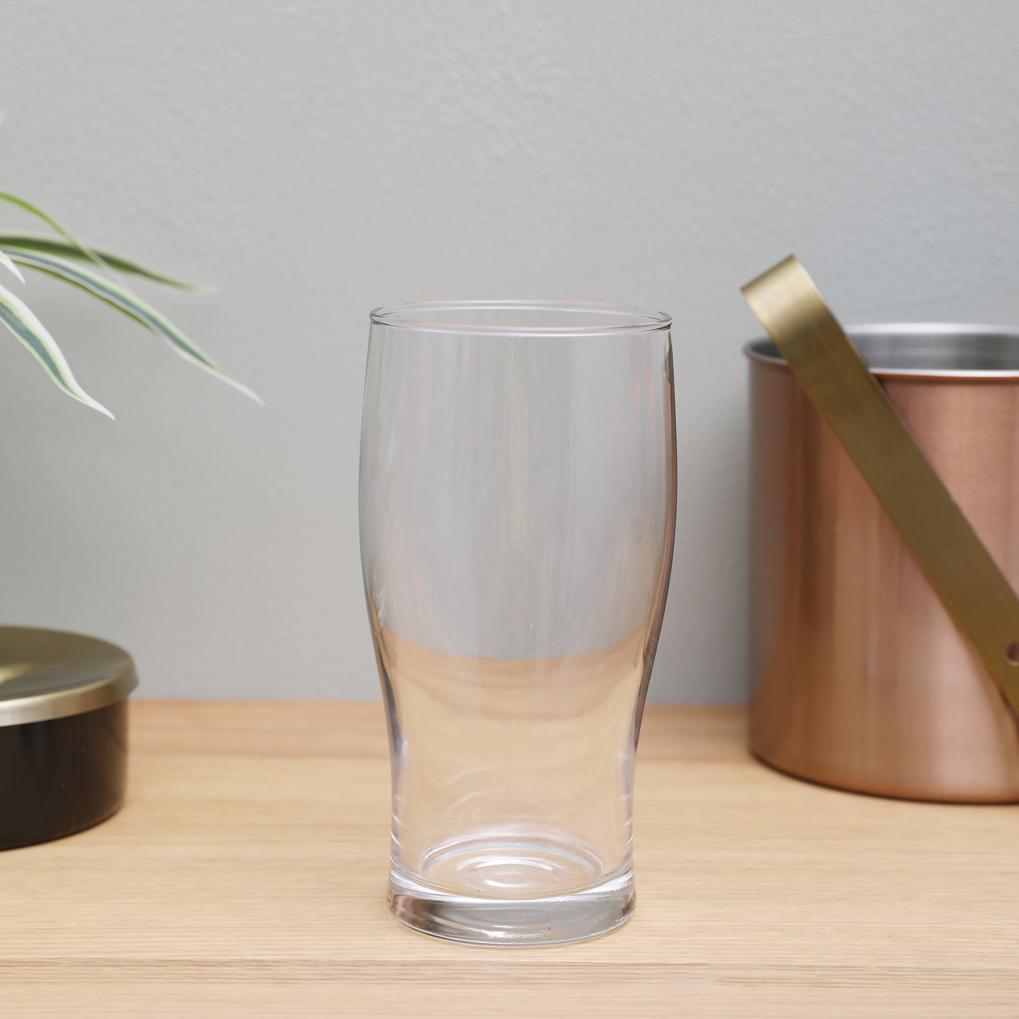 Ebony  Tulip Pint Beer Glass 540 ML in Transparent Colour