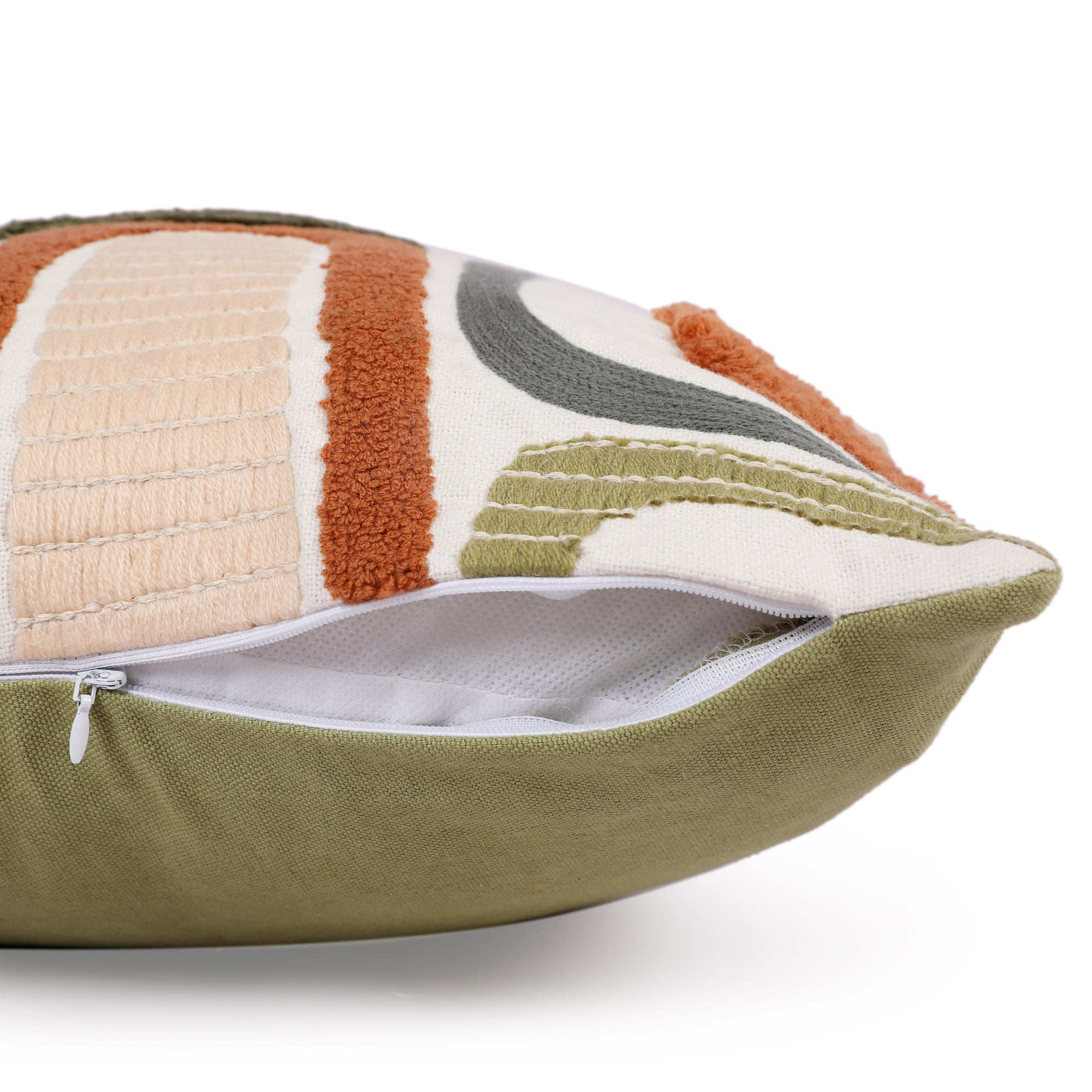 Modern Chic Cushion Cover Multi Green, 40X40cm
