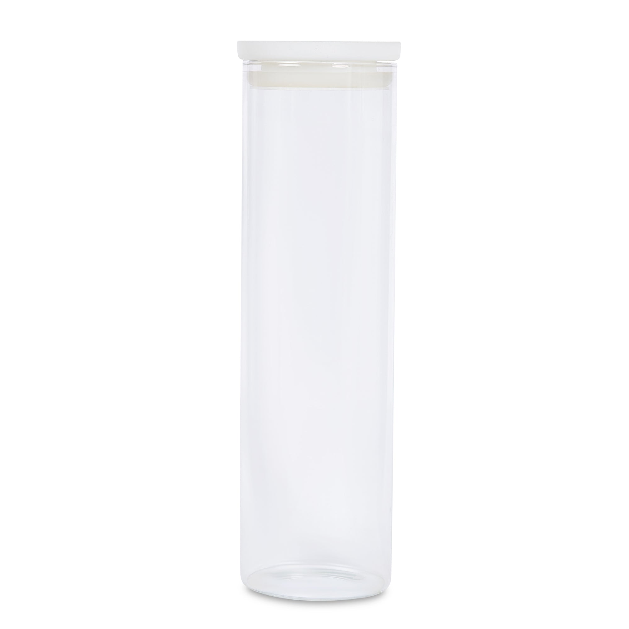 Fiesta Borosilicate Glass Pantry Storage Jar Set of 5 in Clear Colour