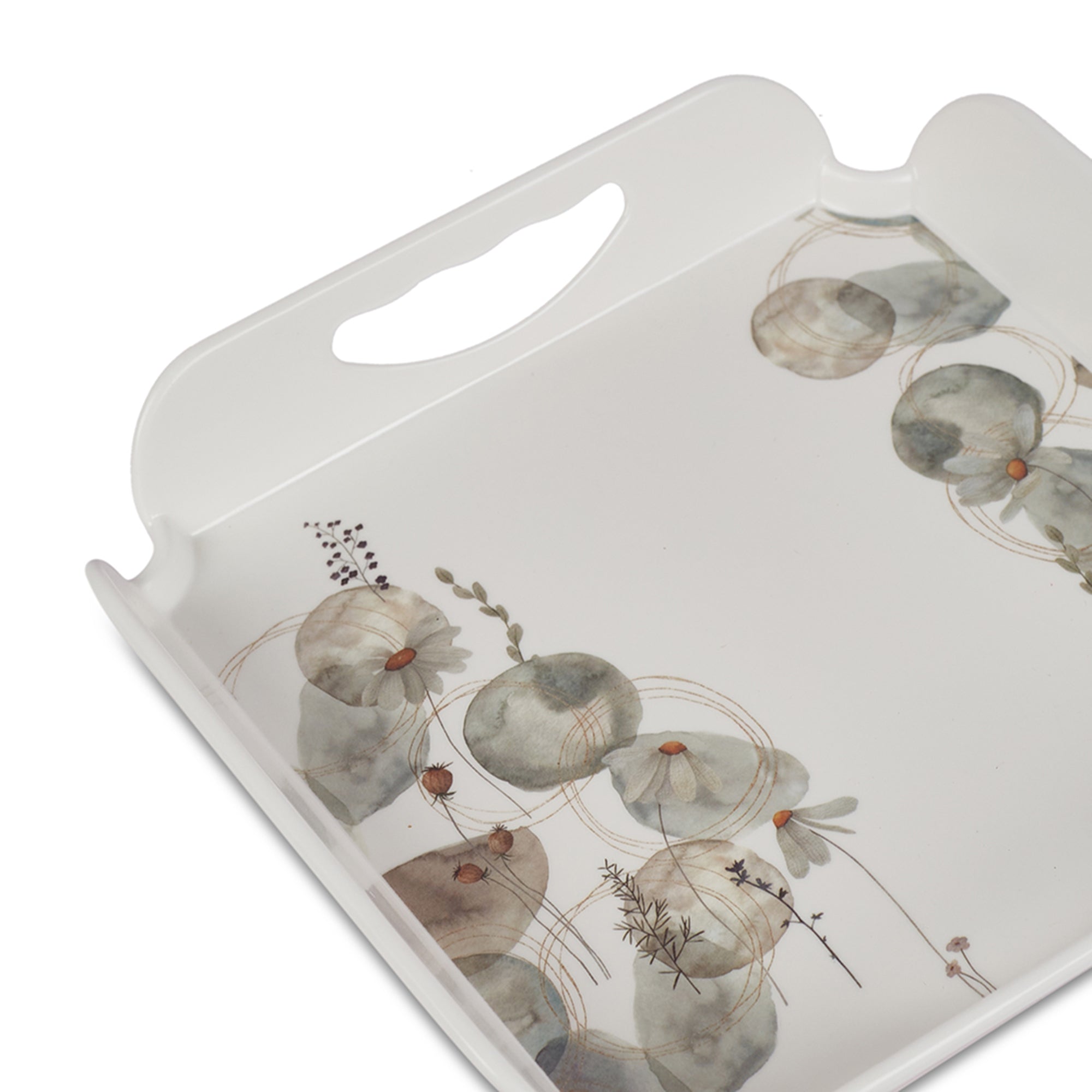Zinnea Melamine Serving Set of 5 in Multi Colour by Servewell