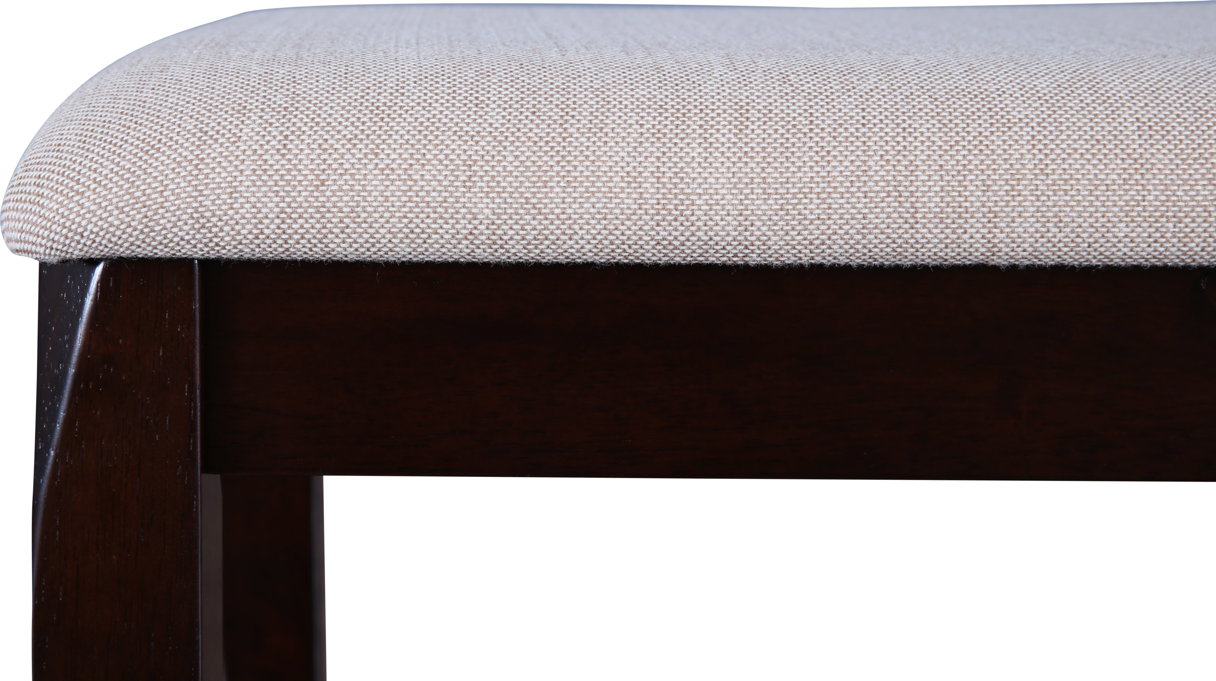 Cardiff Solidwood 6 Seater Dining Set with Bench in Expresso Colour