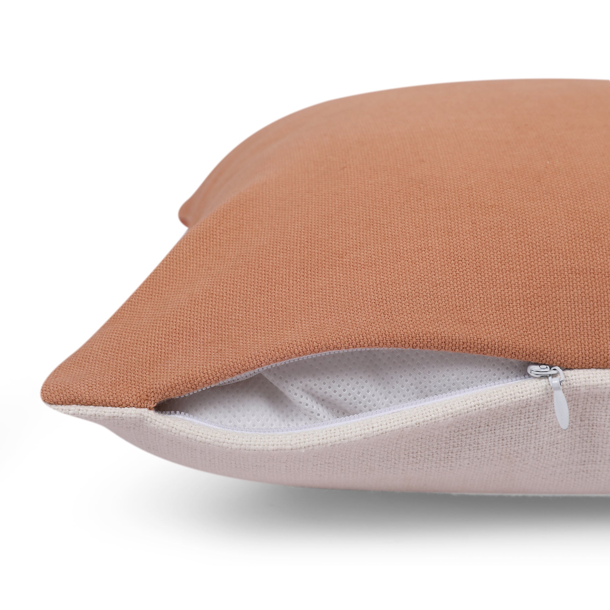 Modern Chic Cushion Cover Rust/Off White, 30X30cm
