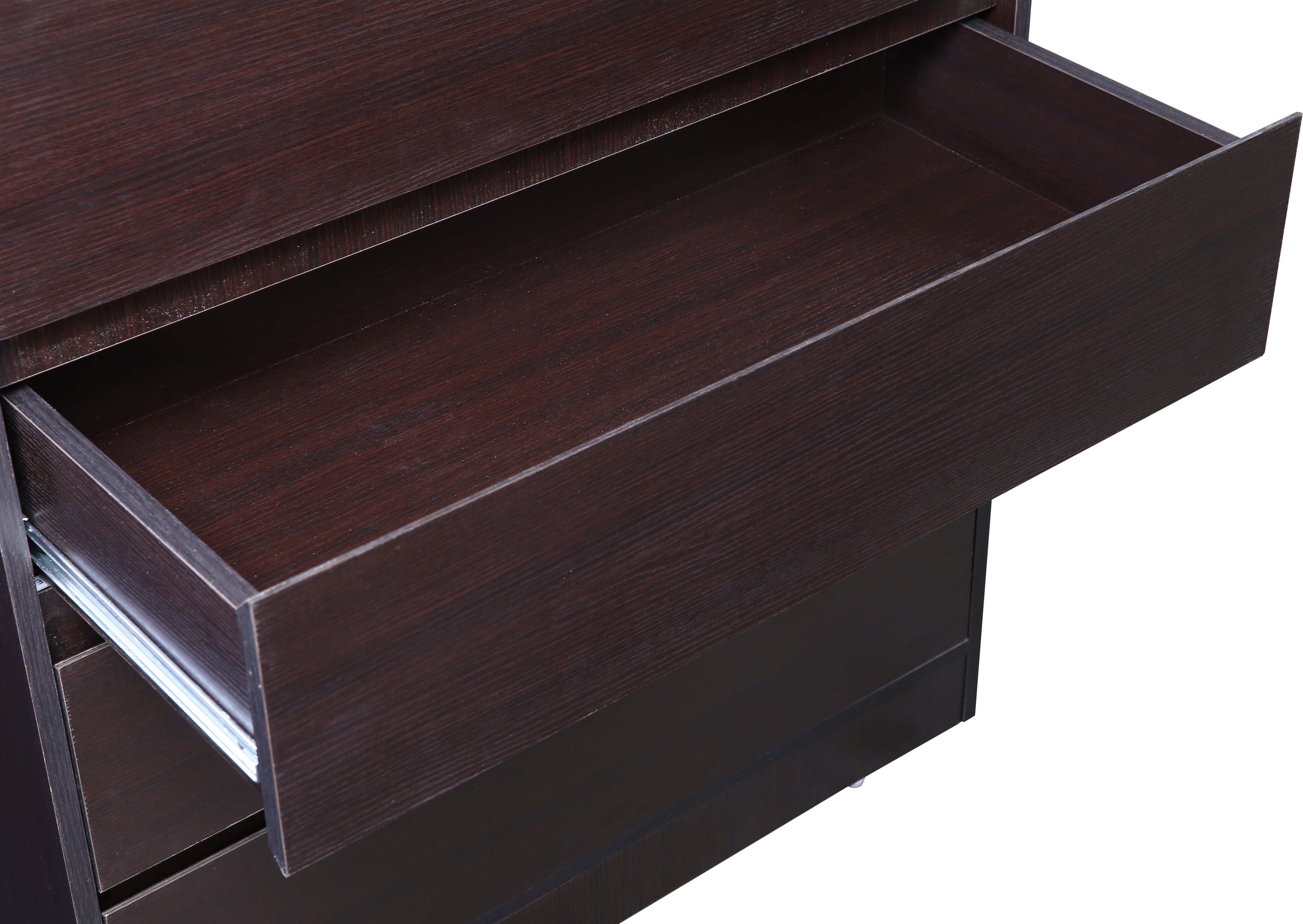 Basic Chest of 5 Drawer in Wenge Colour