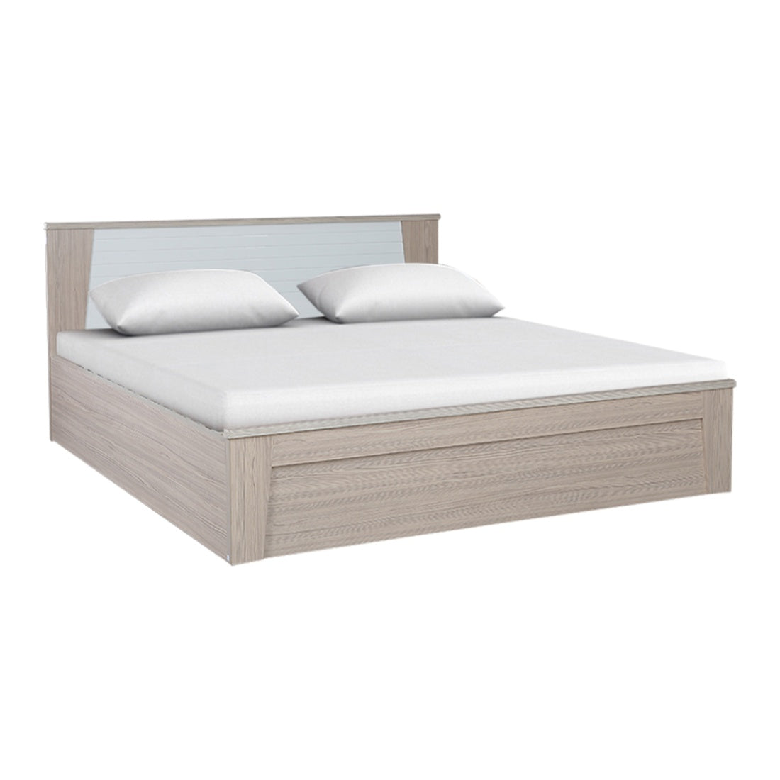 Ambra King bed with Hydraulic storage in Oak Colour