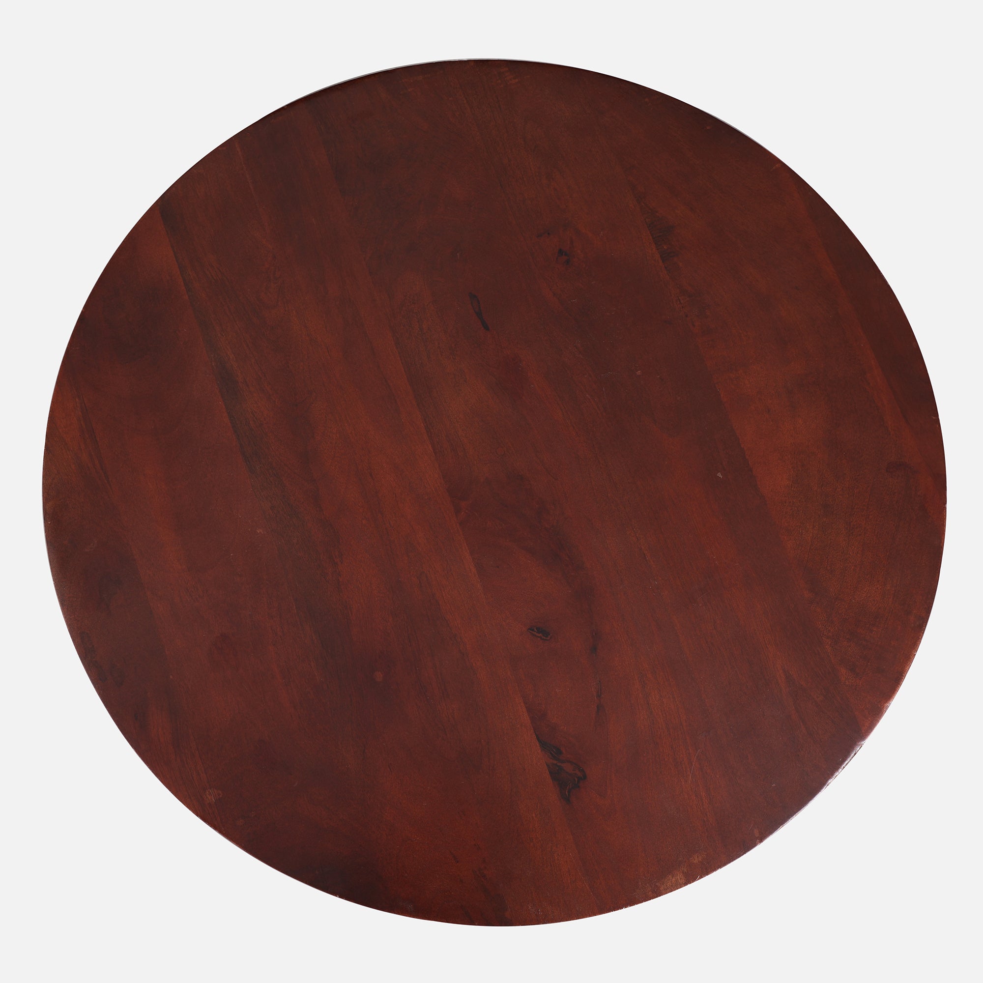 Mirbah Wood & Iron Center Table in Brown & Gold Colour