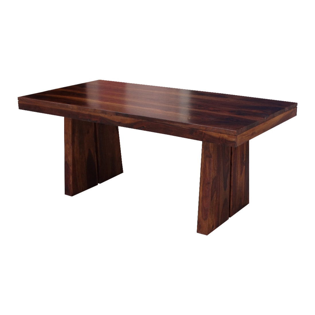 Austin Sheesham Wood(Rosewood) 6 Seater Dining Table in Honey Colour