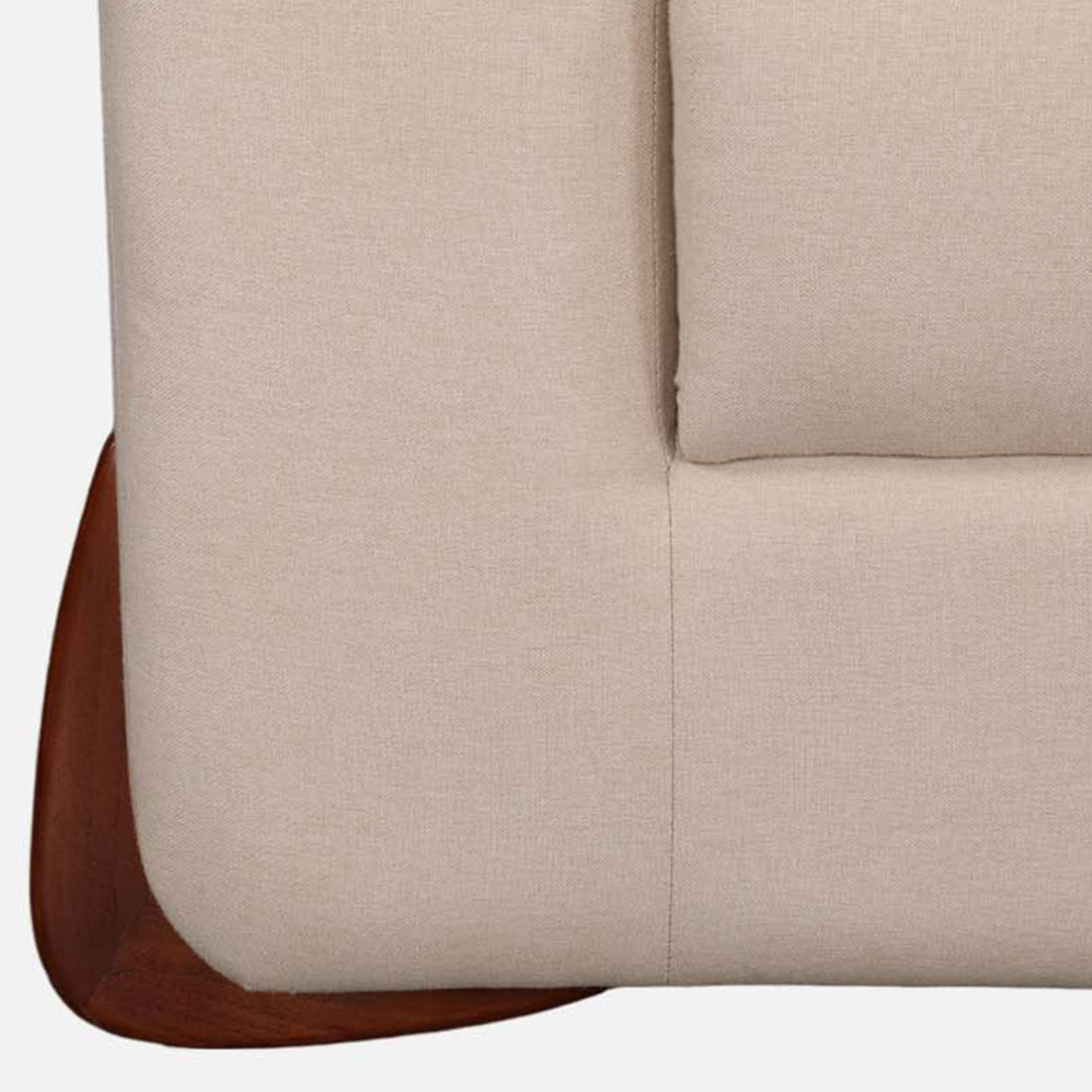 Bodhi Fabric Three Seater Sofa in Beige Colour