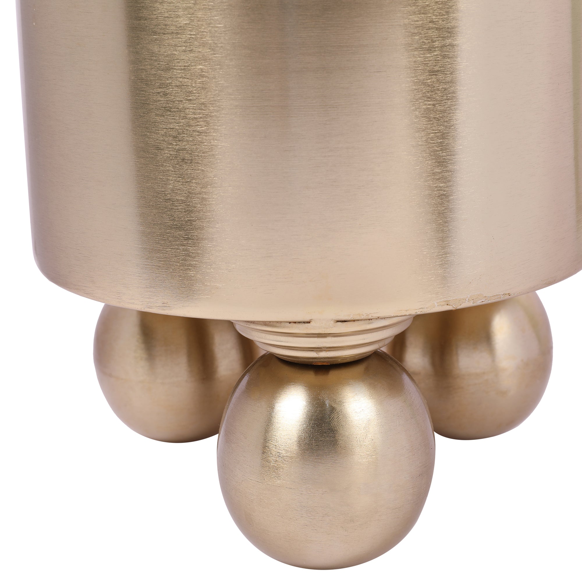Cosmos Metal Planter 33 cm in Gold Colour