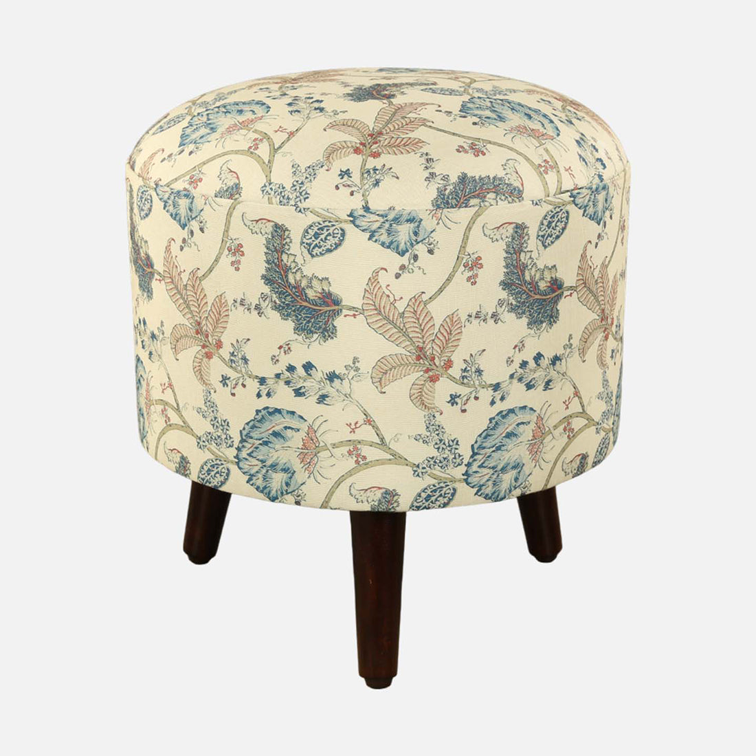 Ordhid Fabric Ottomans in Beige Colour