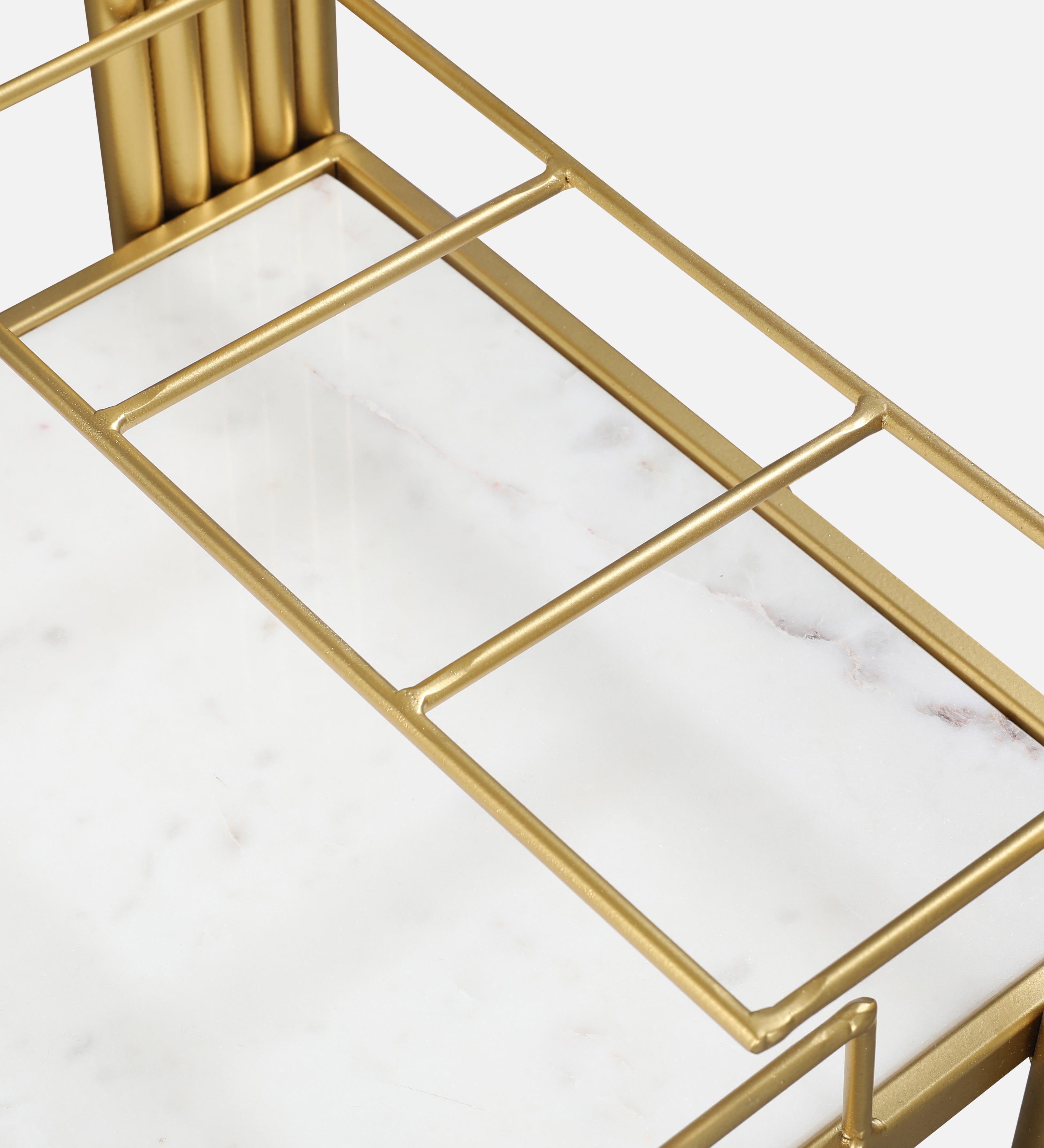 Giove Metal Serving Trolleys in Gold Colour